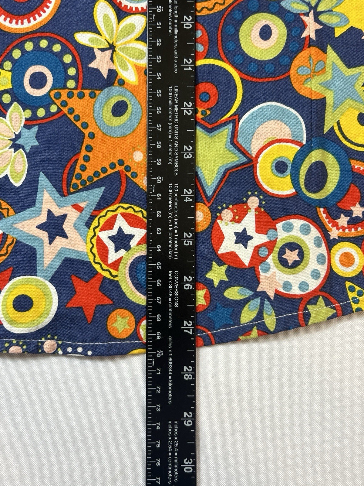 Loyal Threads Button Front Shirt Womens LG Multicolor Regular Fit Retro Print