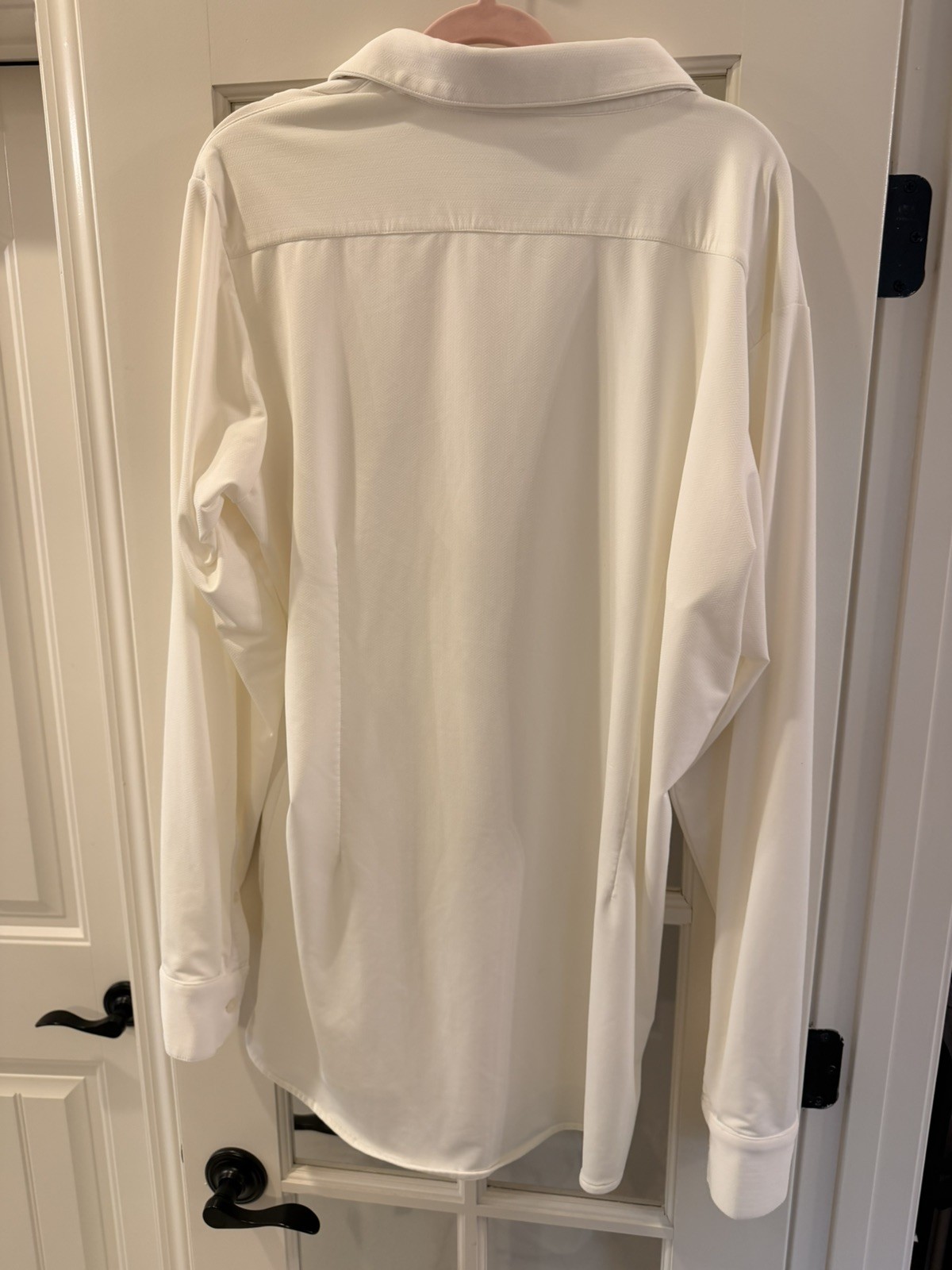 Mizzen+Main Dress Shirt Mens 2XL XXL White Trim Fit Made USA