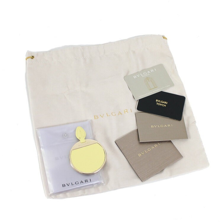 BVLGARI Shoulder Bag Serpenti Forever Handbag Leather Yellow Width 7.87” 99