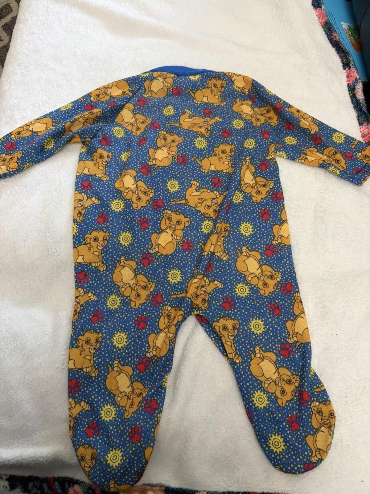 Vintage Lion King Footed Sleeper 6-9m