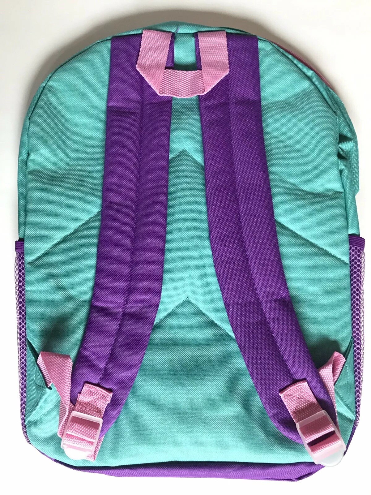 16″ Backpack + Detachable Lunch Fancy Nancy Multi-Compartment Everyday Aqua NEW