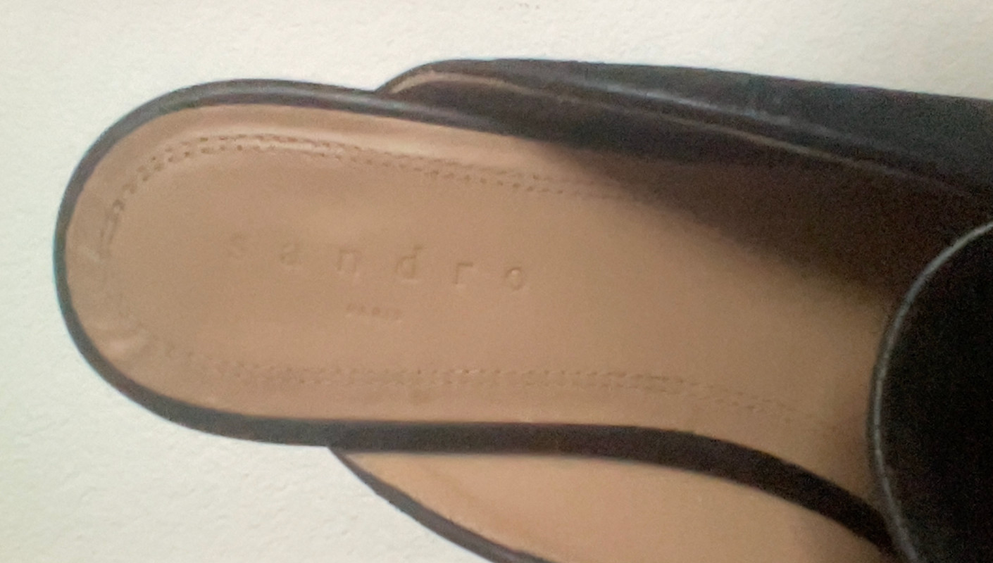 Sandro paris mule womans shoe