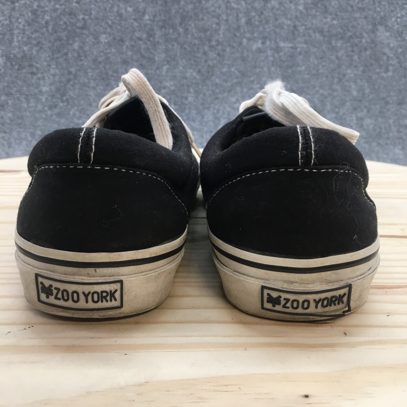 Zoo York Sneaker Mens 9.5 Black Skateboarding Lace Up Casual Comfort 42190