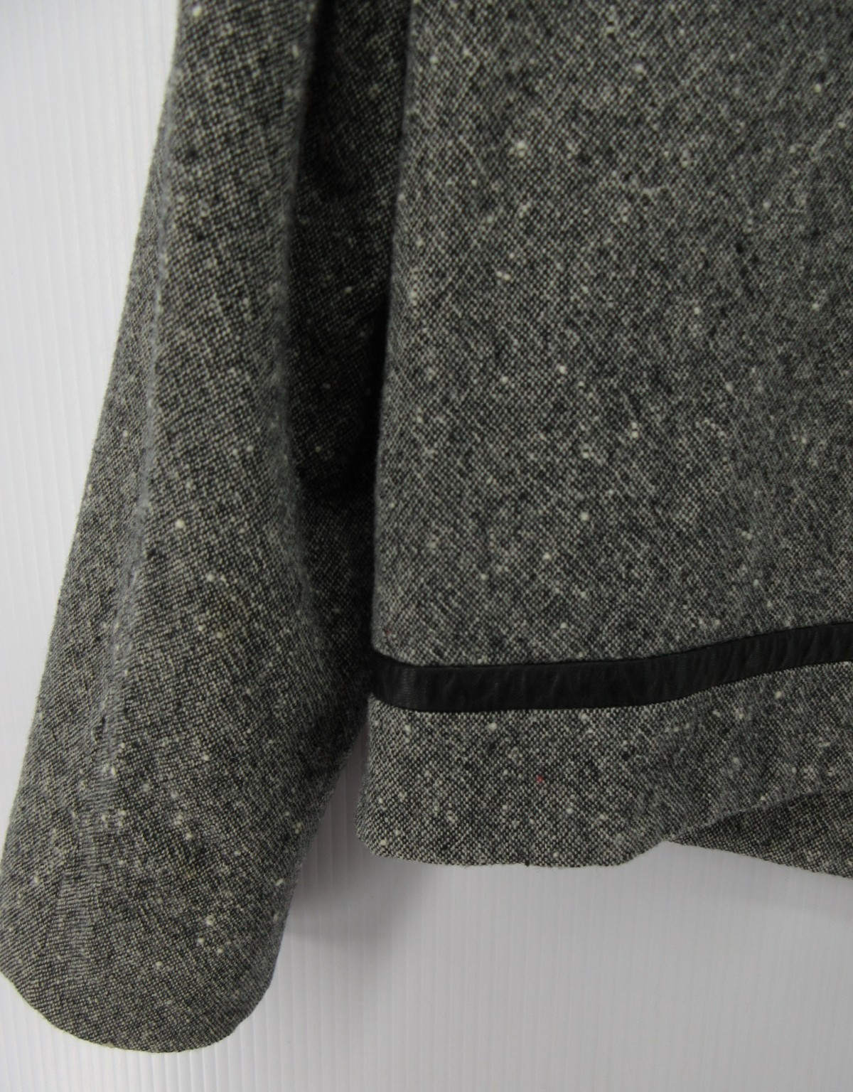 VINTAGE Pendleton Blazer Women 12 Petites Gray Virgin Wool Jacket Coat Career *