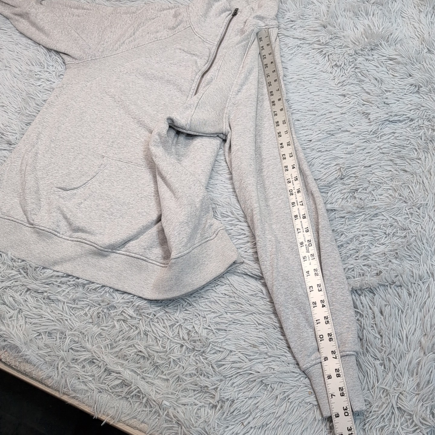 BKE Sweatshirt Womens XL Gray Half Zip Active Outdoors Pockets Comfort Casual