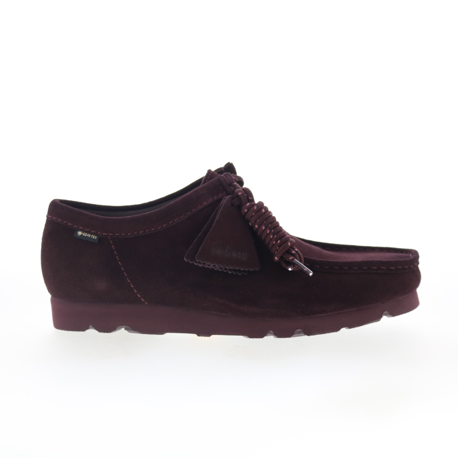 Clarks Wallabee GTX 26183073 Mens Purple Oxfords & Lace Ups Casual Shoes
