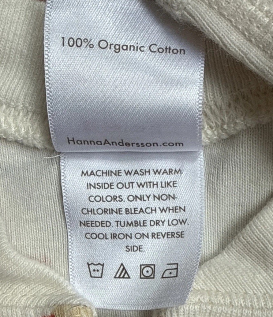 Hanna Andersson Sleeper Gender Neutral 2T Organic Cotton Preowned Excellent Duck