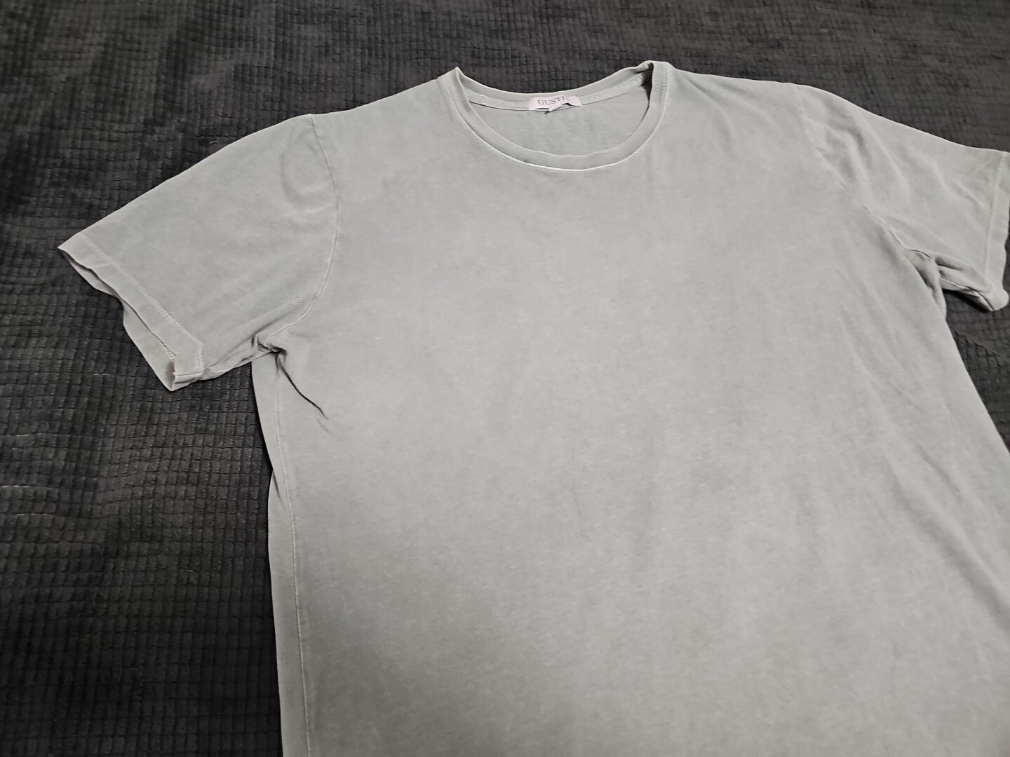 Gustin Jeans Pale Sage Worn Lightweight Lounge Athleisure Tshirt SZ Large