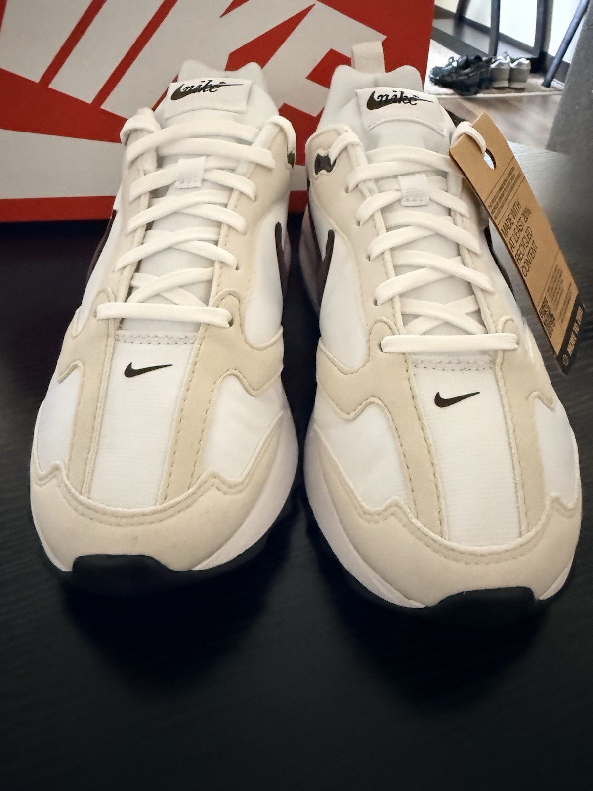 Size W8 Nike Air Max (Dawn) White/Baroque/Phantom