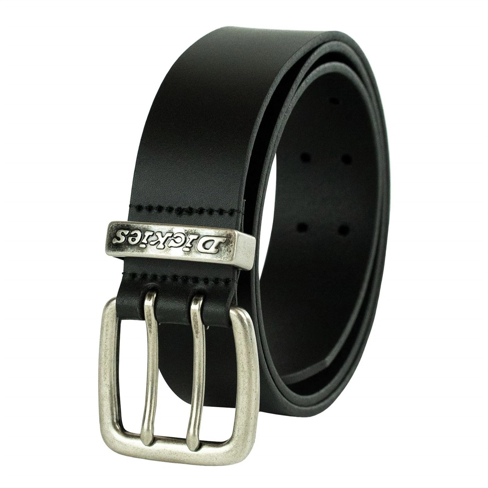 Dickies Men’s 1.49 In (38MM) Wide Two Prong Casual Leather Belt 2X 46-48 Black