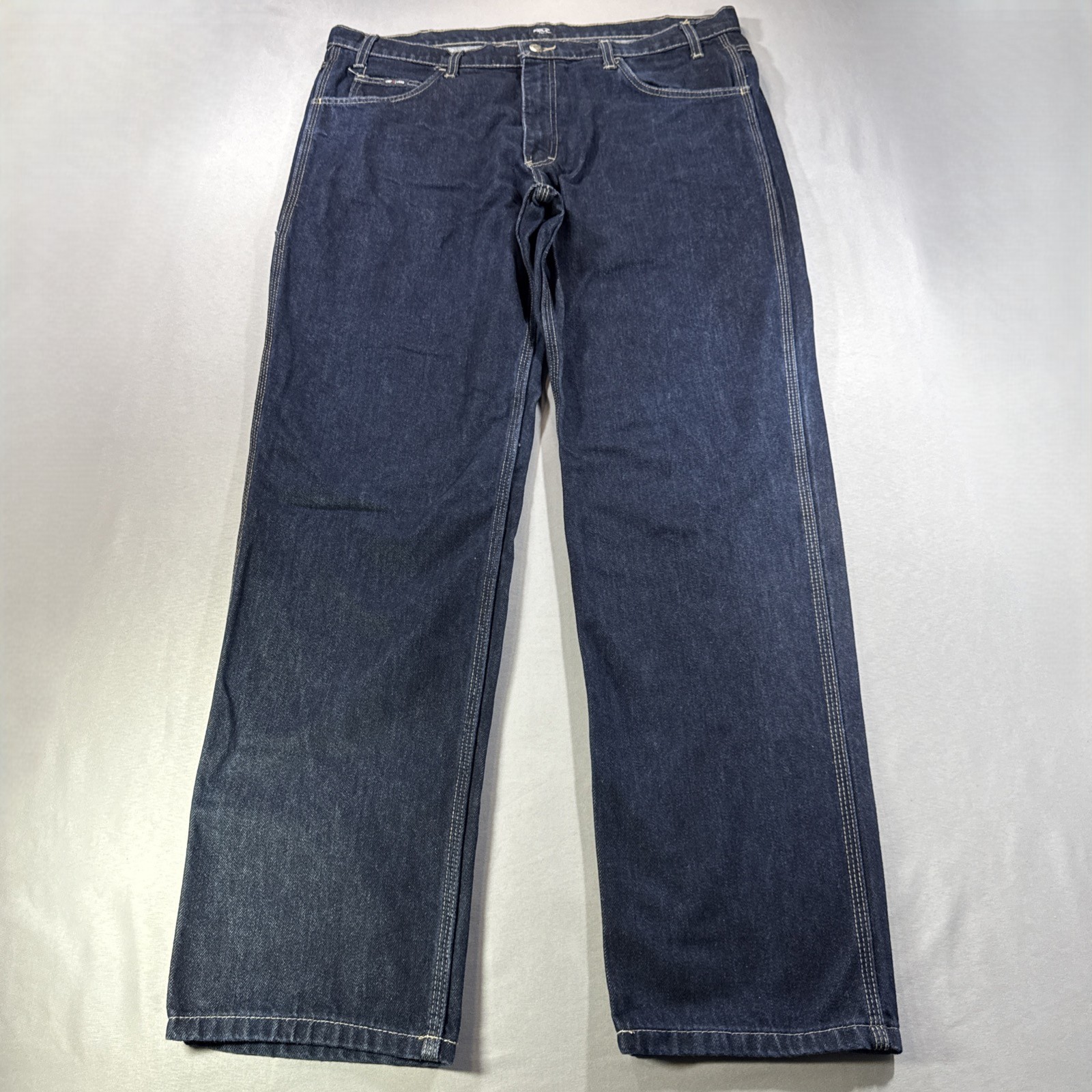Tyndale FR Jeans Mens 38×34 Dark Wash Flame Resistant Workwear Denim F290T