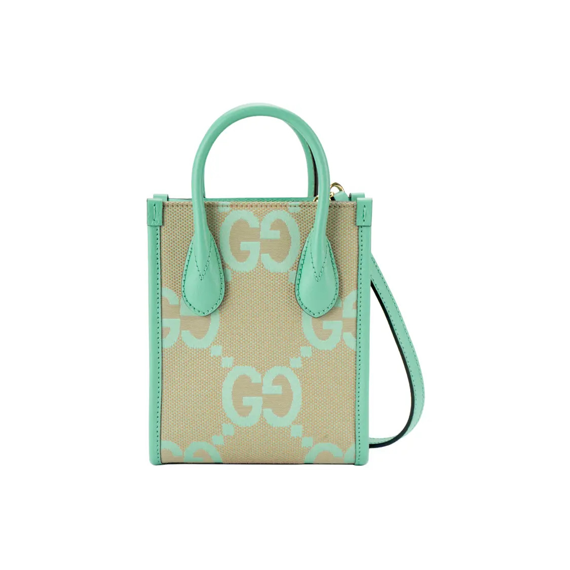 GUCCI Super Double G Pattern Tote Bag Shopping Bag Mini Women’s 6.2×2.7×7.8 in
