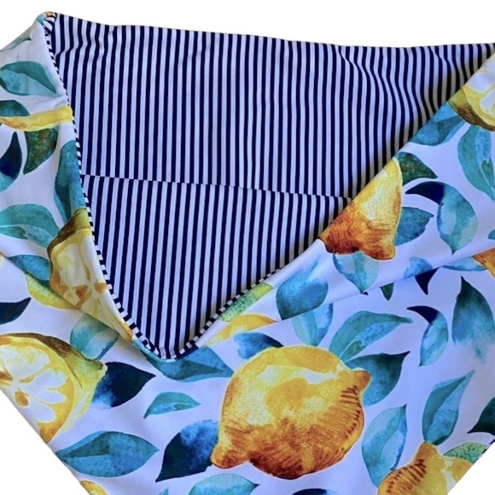 Womens Bikini Set Large Two piece Swimsuit Lemon Cruise XL Bathing Suit 14 Boho