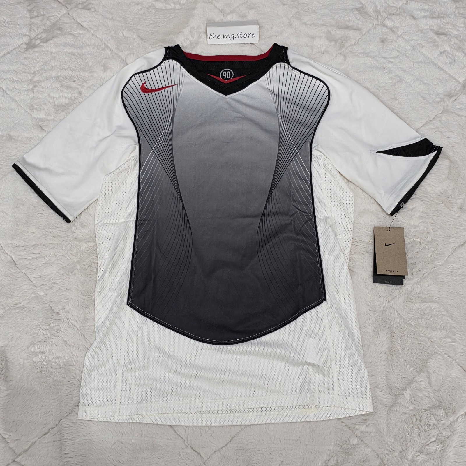 Nike Total 90 Dri-Fit Soccer Jersey White Loose-Fit Men’s Sz XL HV1178-133