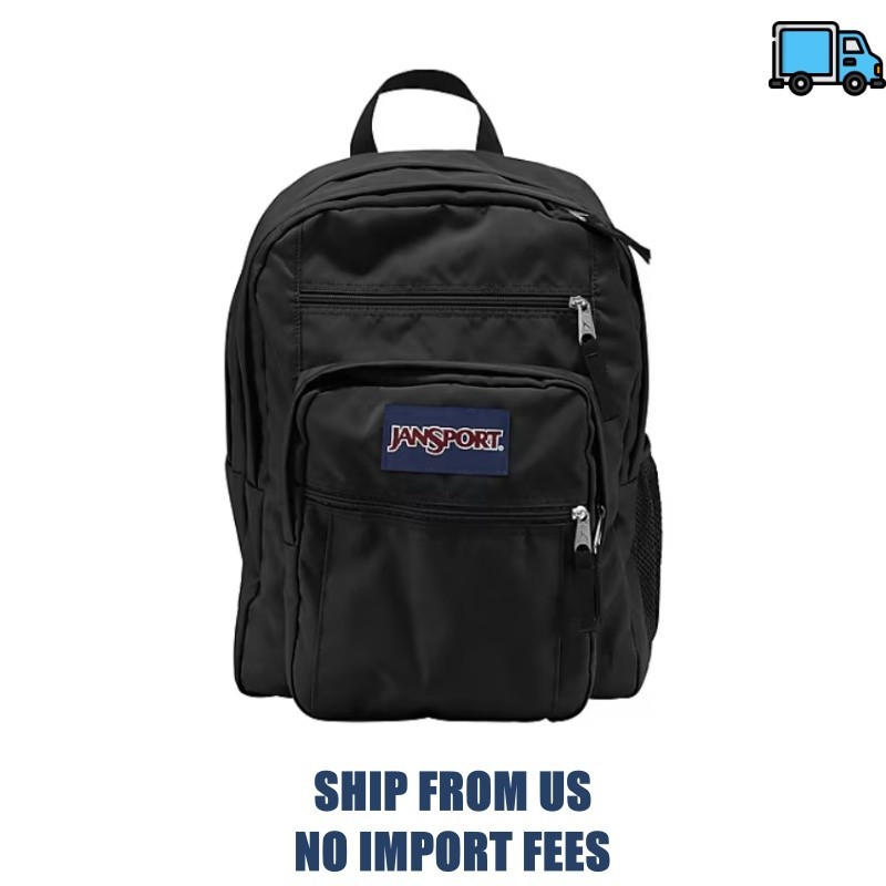 JanSport Big Student Laptop Compatable Backpack, X-Large, Black (JS00TDN7008)