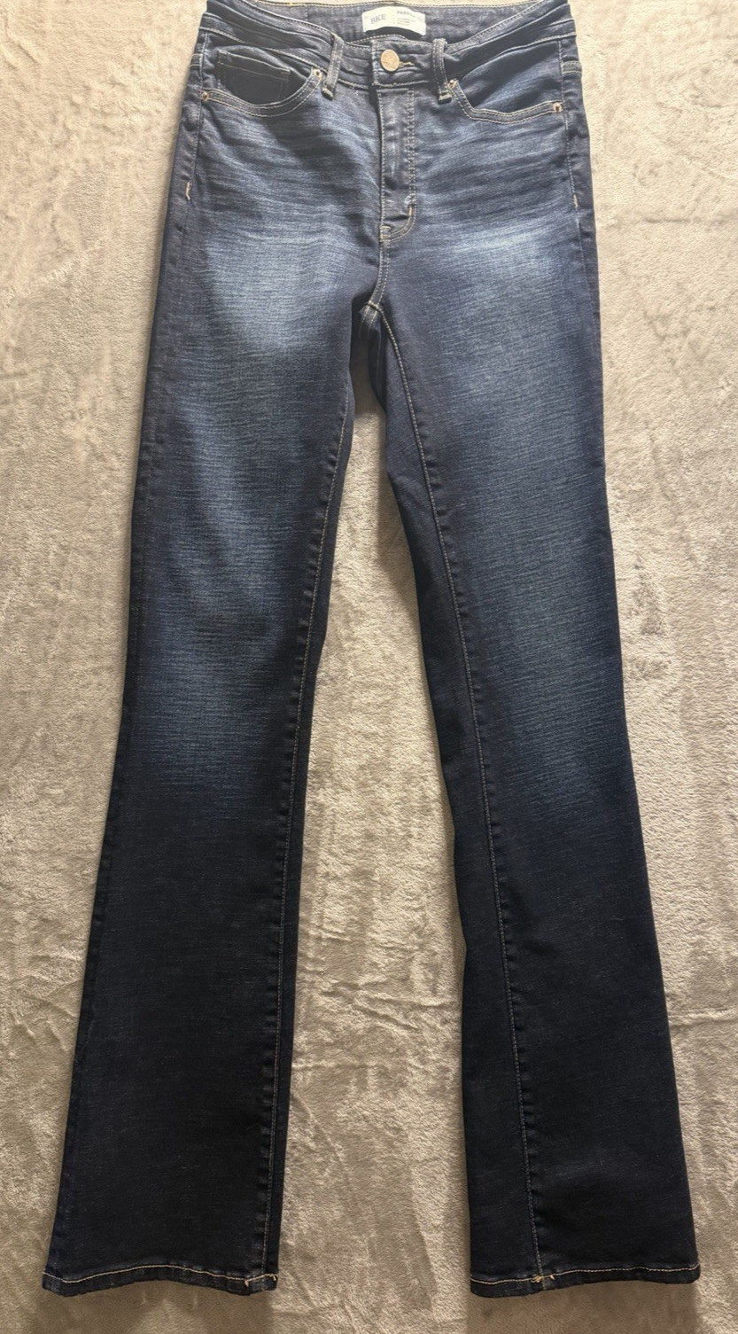 BKE Parker Bootcut Jeans Womens 26×35 1/2 (Tag 25×35 1/2) DISTRESSED SEE PICS!