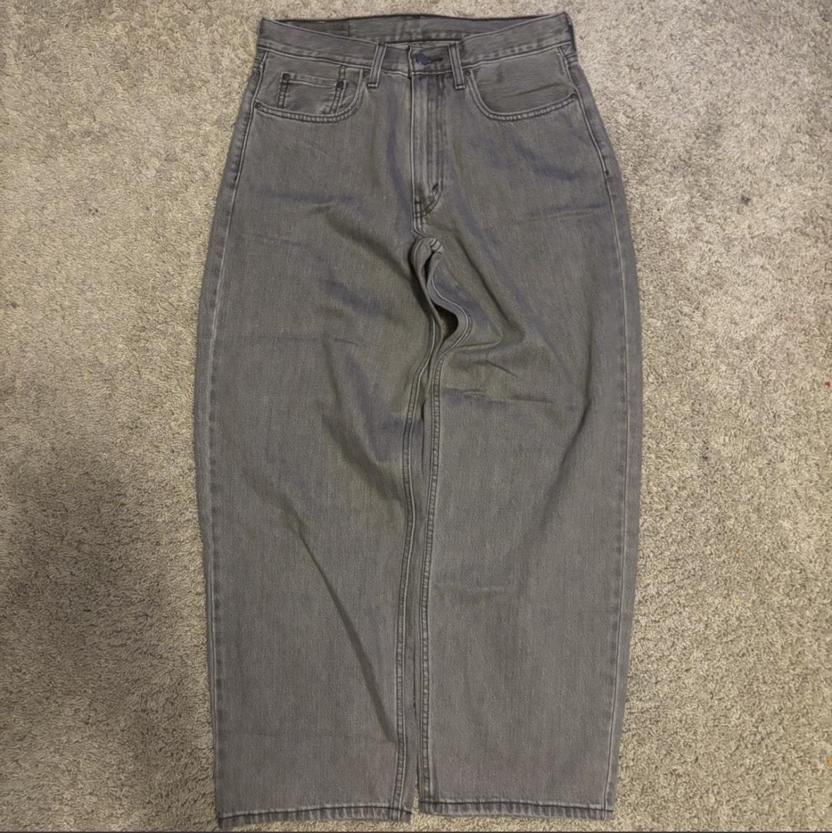Grey Levi’s 578 jeans baggy fit high quality size 31 32