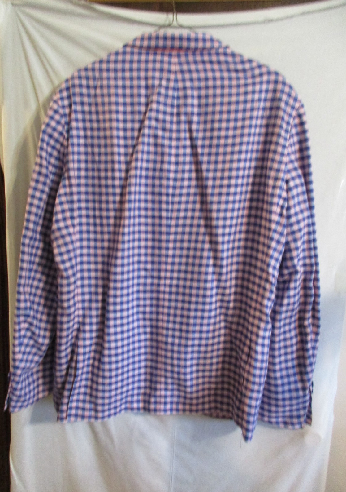 TALLIA CHECKED MULTI COLOR 100% LINEN SPORT JACKET SIZE 48L