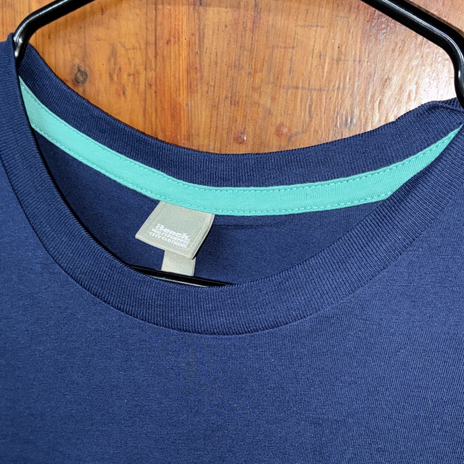 2 Bench Men’s Sz. S Crew Neck Short Sleeve Graphic Logo Tee Blue & Green NWT