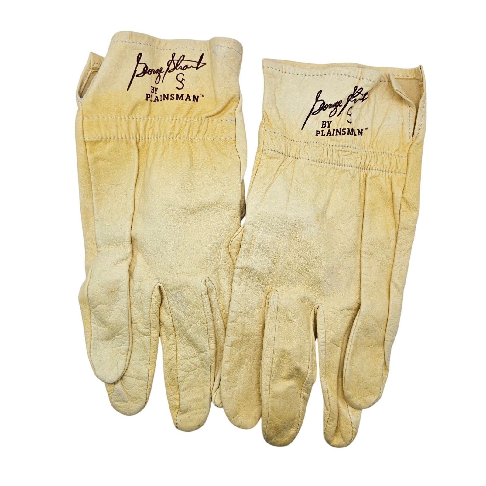 Vintage Plainsman George Strait Cabretta Leather Gloves XL Limited Edition