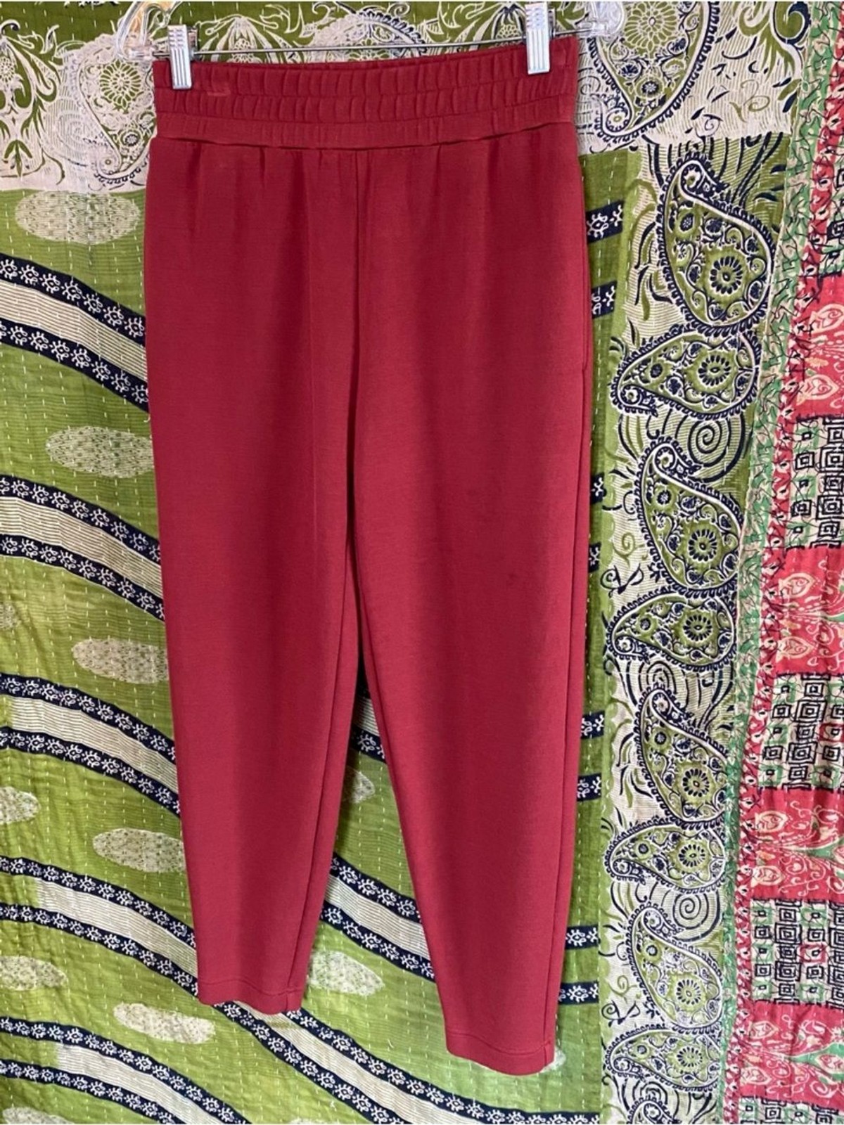Varley DoubleSoft Russet Brown The Slim Pants Size Small 25″ Bestselling Style