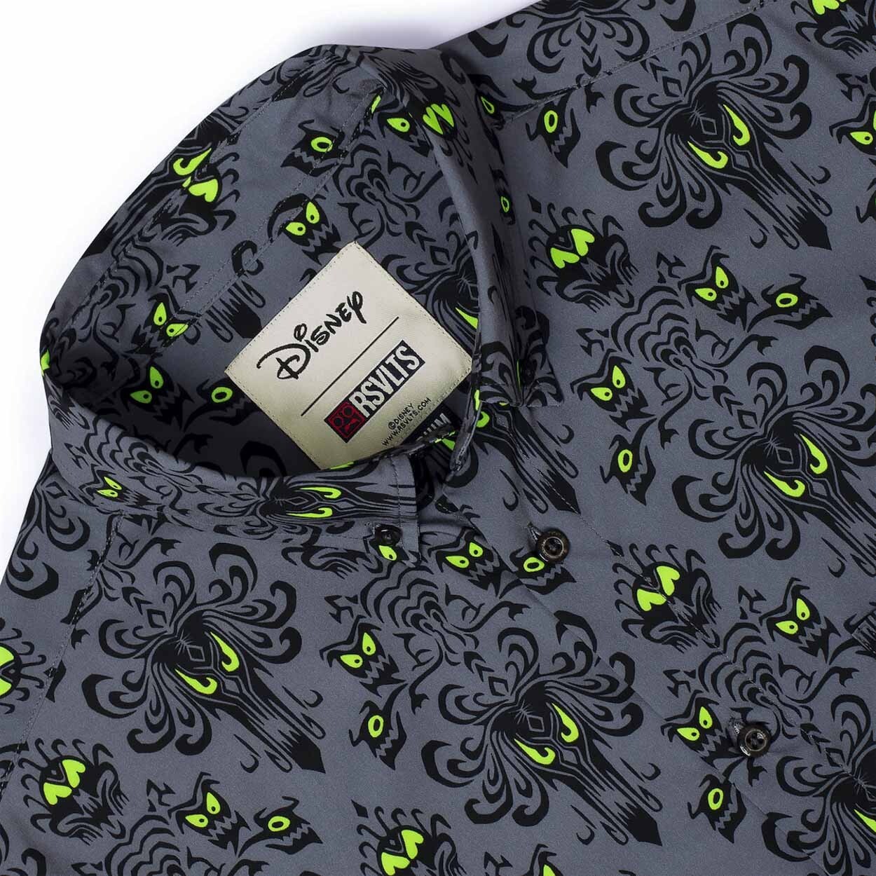 Disney’s Haunted Mansion “Wall Creeps” Short Sleeve Shirt – Men XL Large RSVLTS