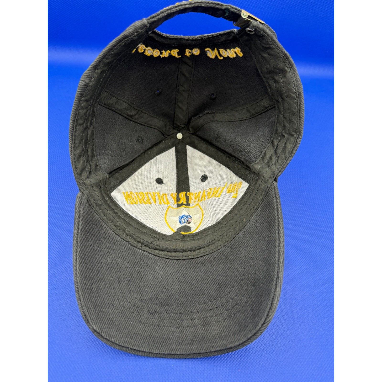 U.S. Army 2nd Infantry Division Second to None Black Embroidered Cap Hat