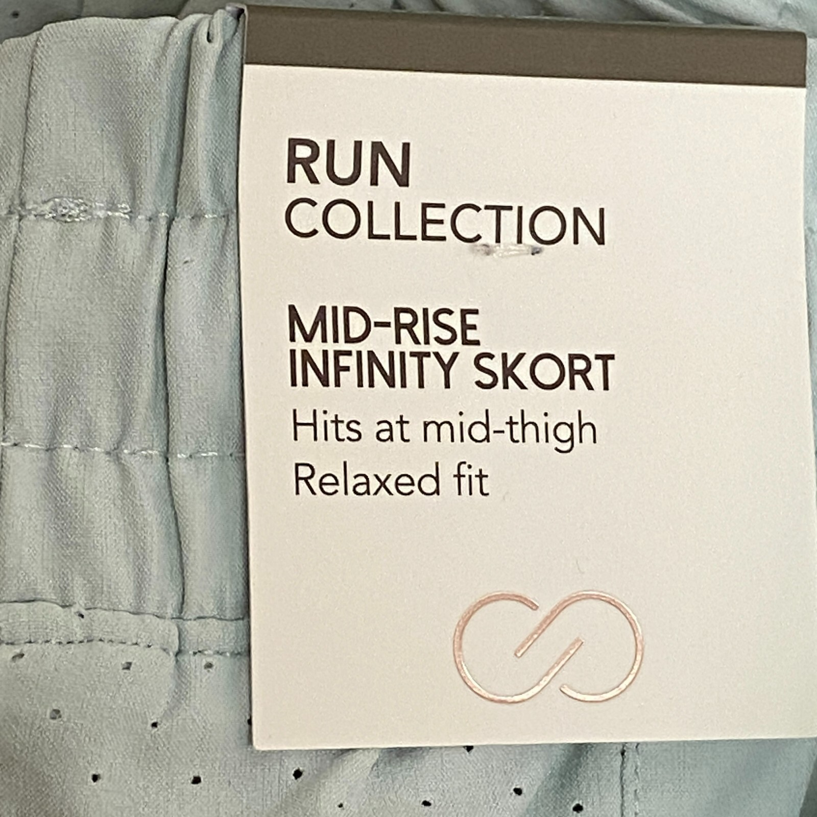 Calia Women’s Mid Rise Infinity Run Skort Calming Green Relaxed Fit WAX12360