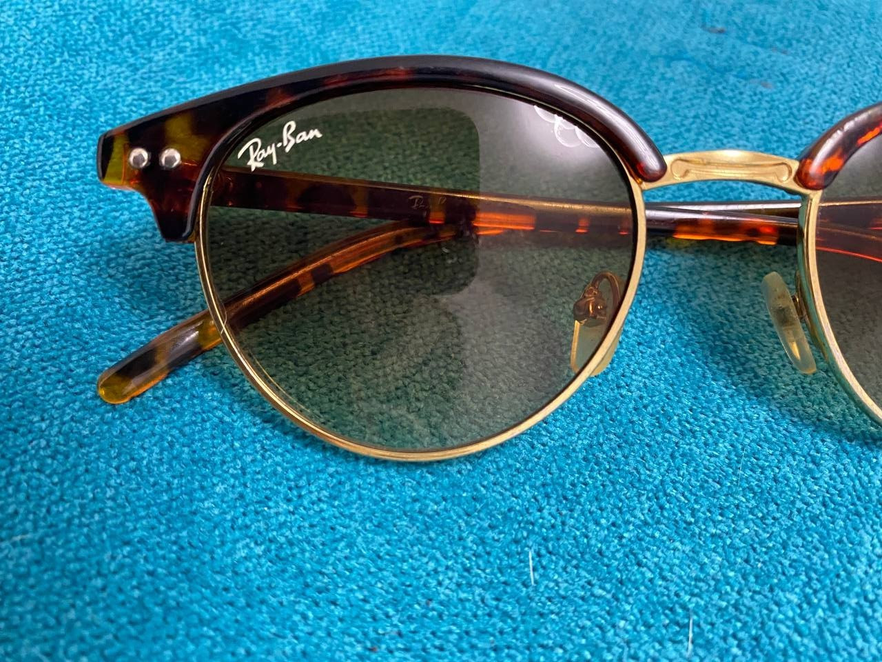 Ray-Ban Sunglasses Polished Light Havana Frame Unisex
