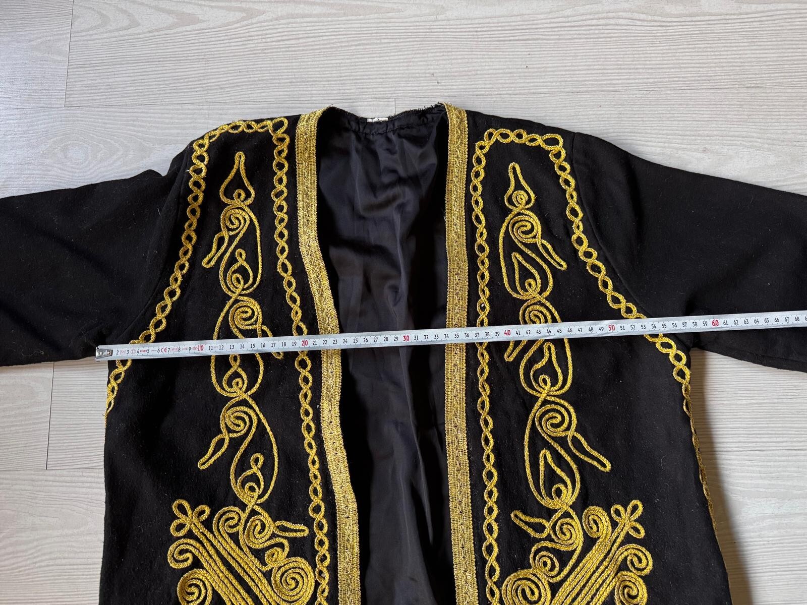 Anatolian Cepken and Shalwar Costume, Vintage Embroidered Jacket, Ottoman Model