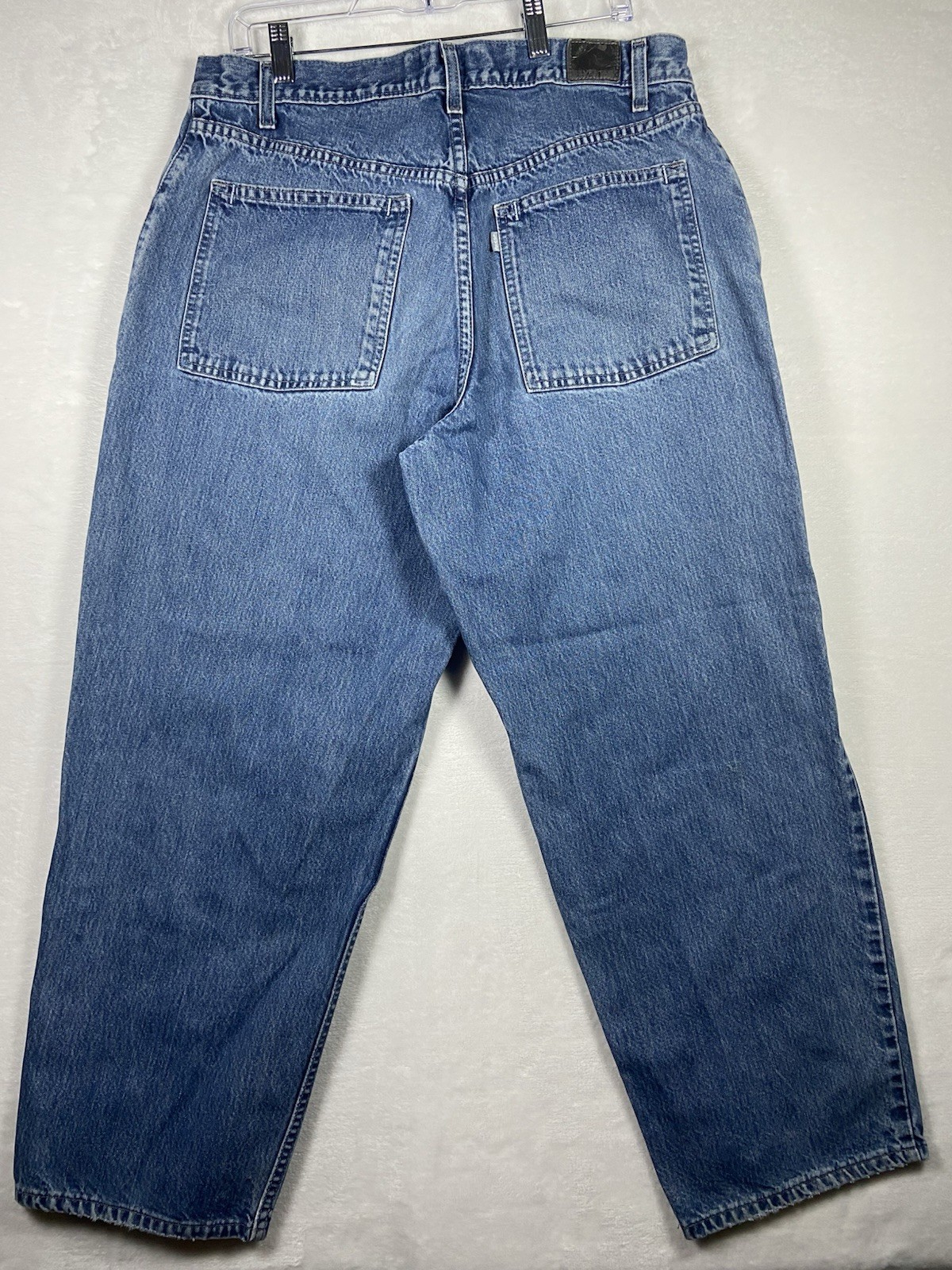 Vintage Levi’s Silver tab Baggy Jeans 36×30 stonewash blue 90s Y2K Skater USA