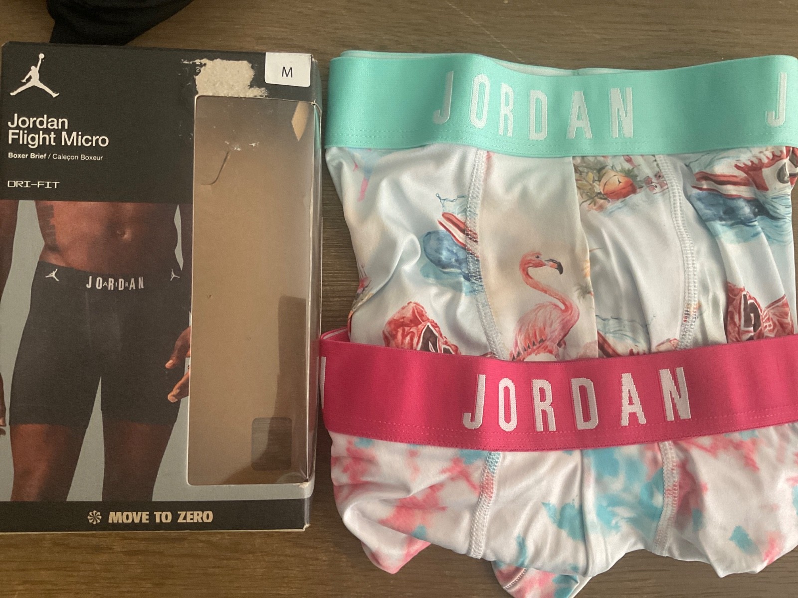 Nike Jordan Flight Micro 2 Pack Boxer Briefs New Men Black Yellow Blue Red