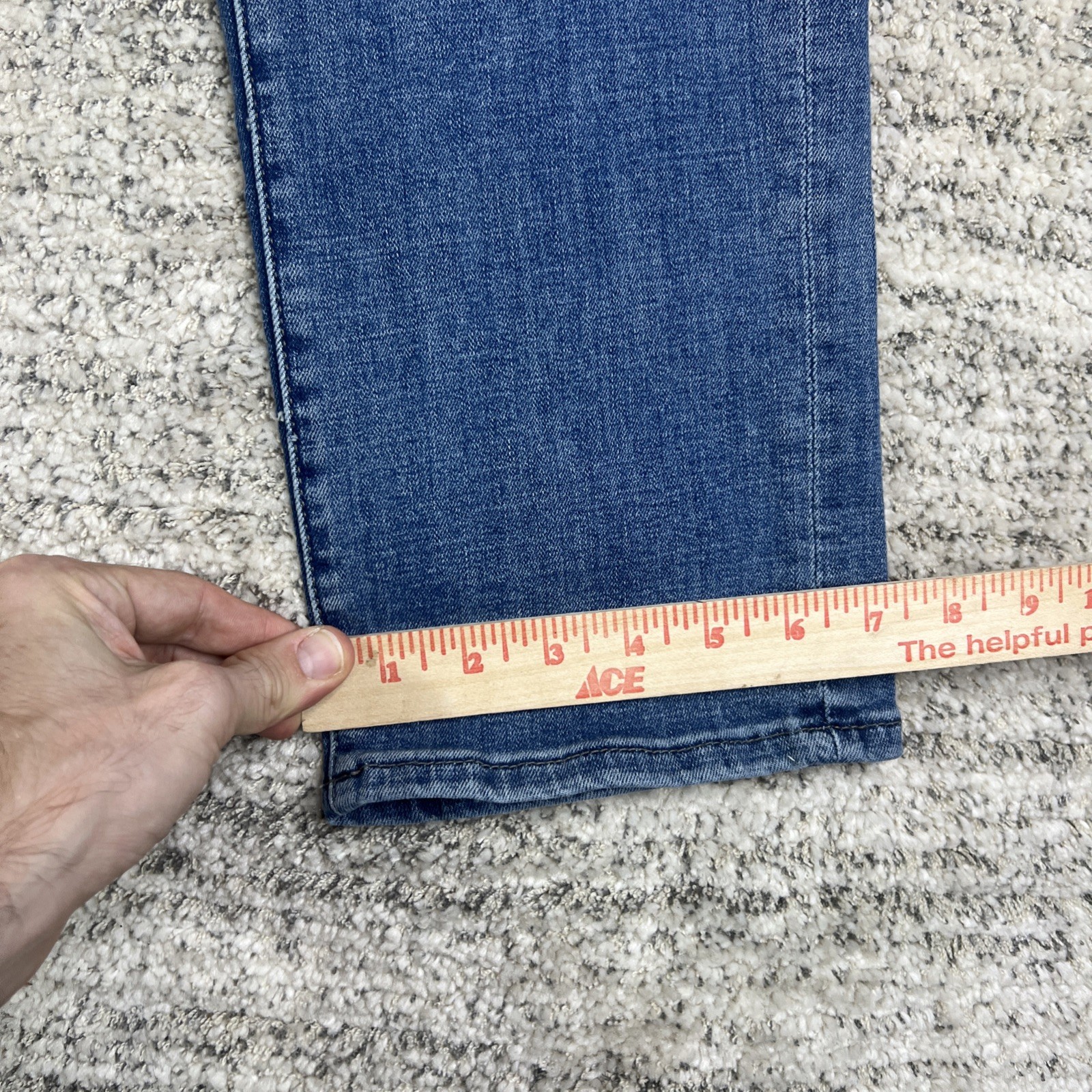 Lee Extreme Motion Jeans 34×30* Men’s Blue Denim Cotton Straight Fit Tapered Leg
