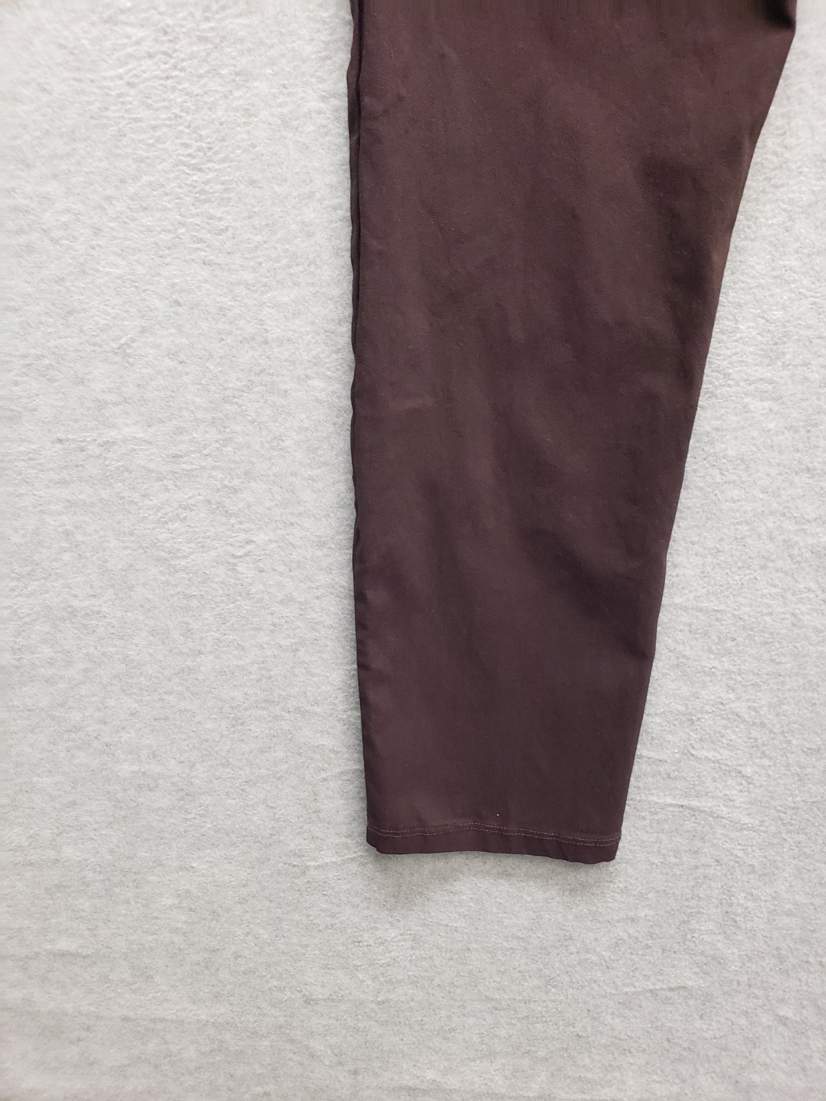 89th & Madison Women Pant 10 Brown Straight Leg High Rise Stretch Casual Career
