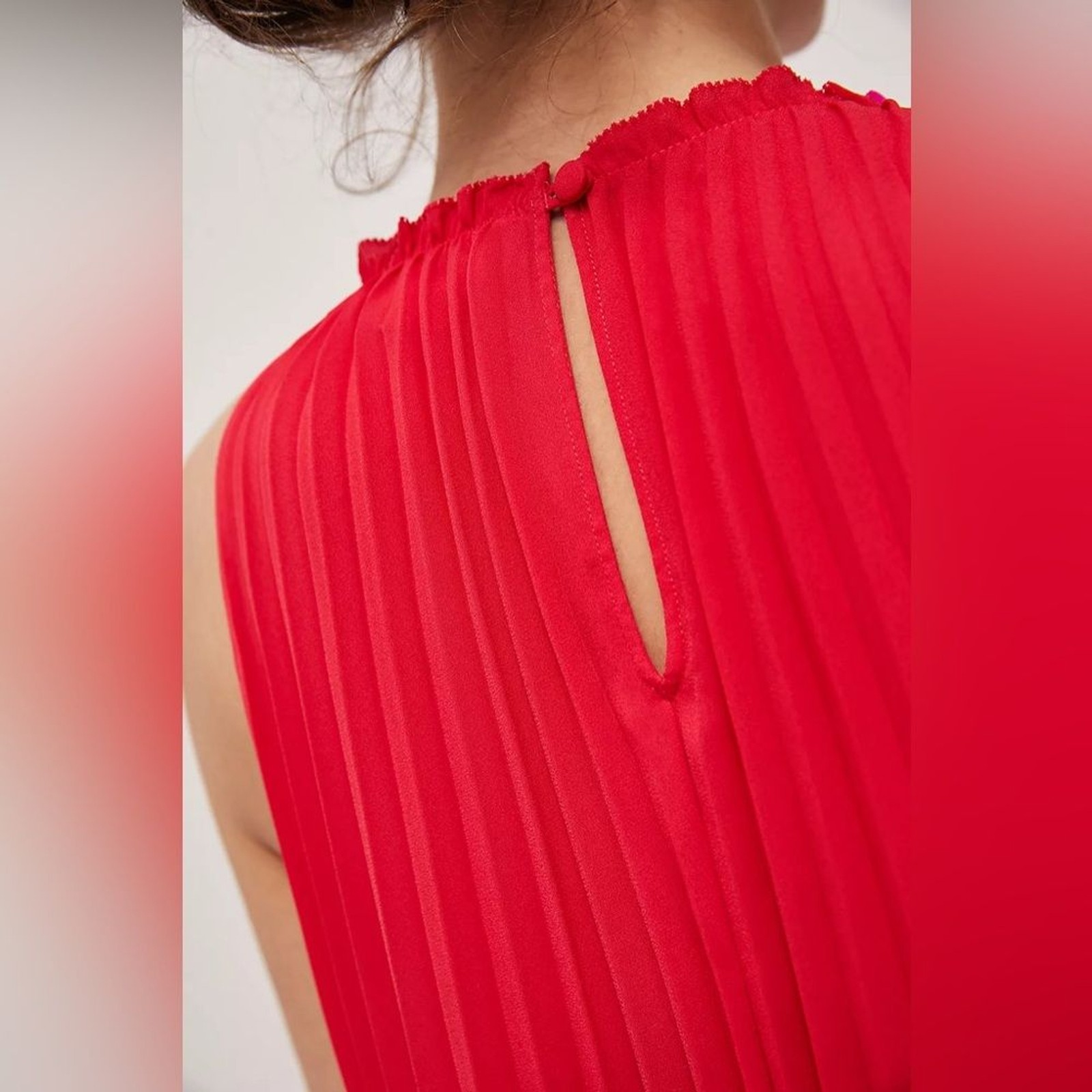 Diane von Furstenberg Amberly Mini Dress Hot Pink / Watermelon Red Size 12 NWT