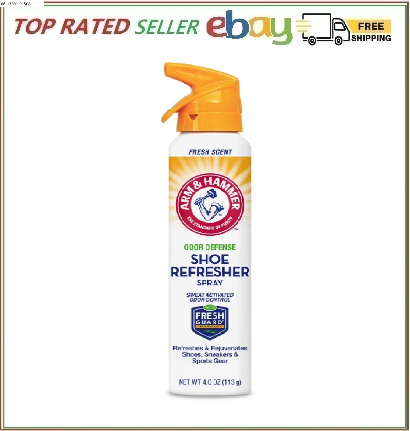 Arm & Hammer Odor Defense Fresh Scent Shoe Refresher Spray 4 oz