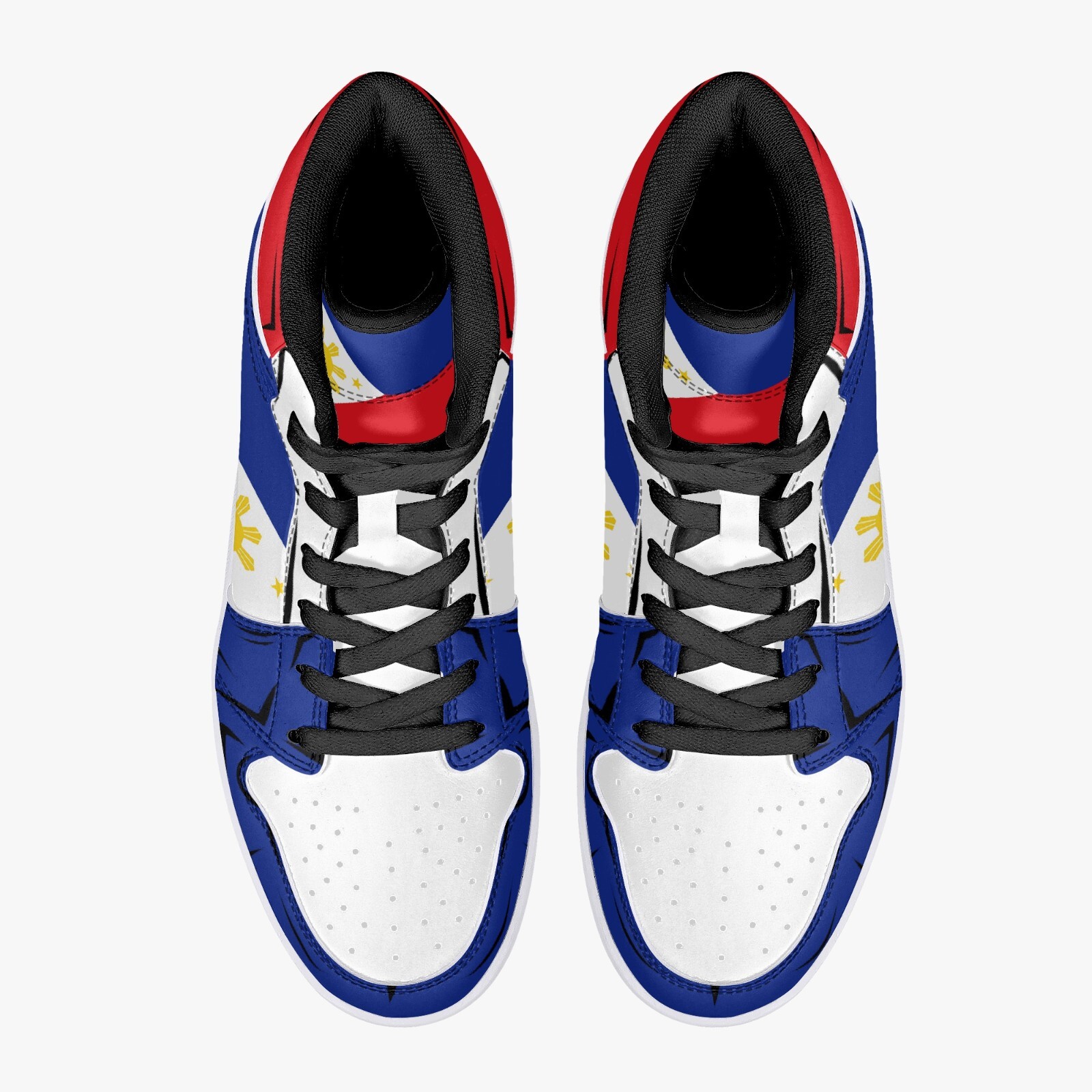 Philippines Flag High Tops, Philippines Premium High Top Sneakers
