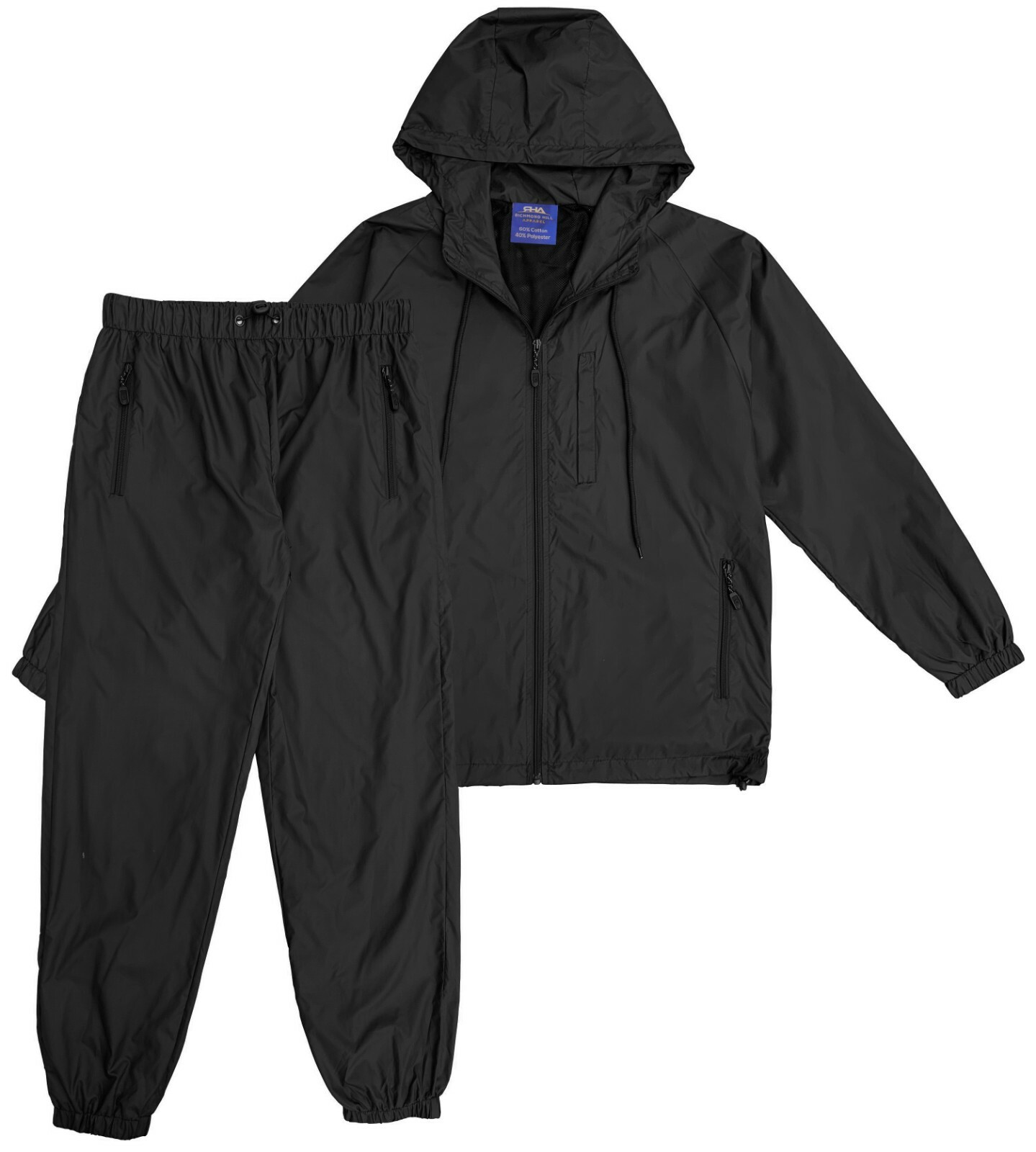 Men’s Tracksuit Activewear Windbreaker Jogging Suit Full Top and Bottom Set