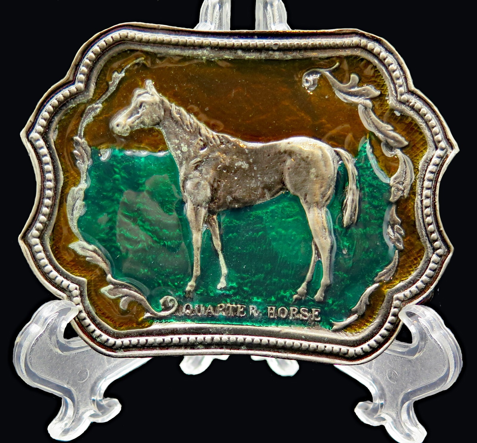 Quarter Horse Western Vintage Belt Buckle