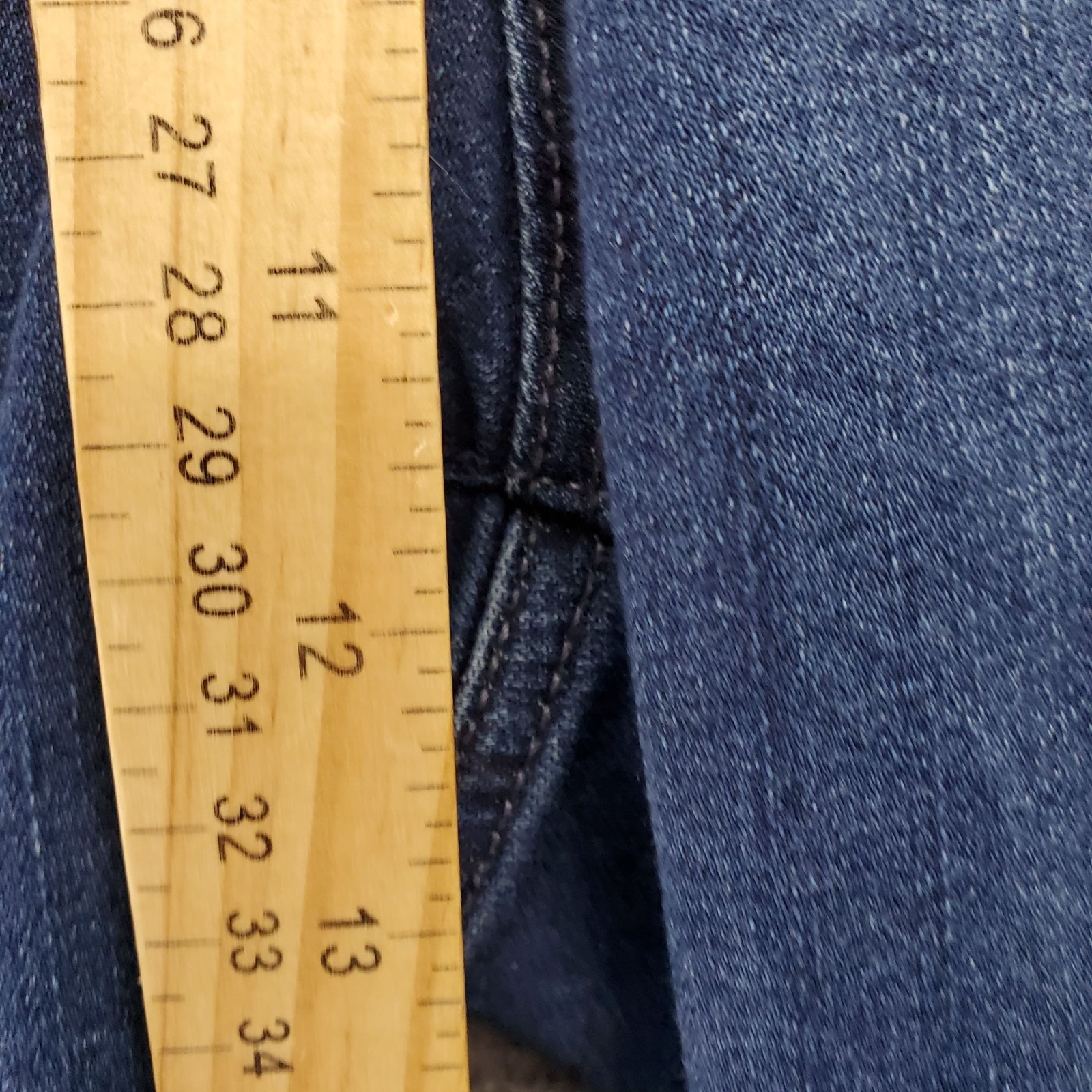 Chicos Jegging Womens 3.5R US 18R Blue Ankle Pull-On Stretch Comfortable Casual