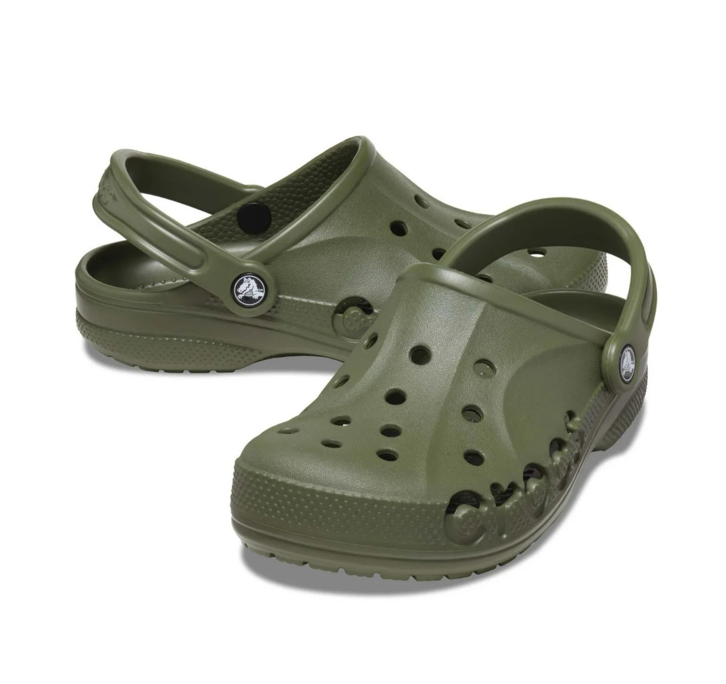 Crocs Baya Unisex Adult Clog, Roomy Fit, Army Green, M7/ W9, Brand New With Tags