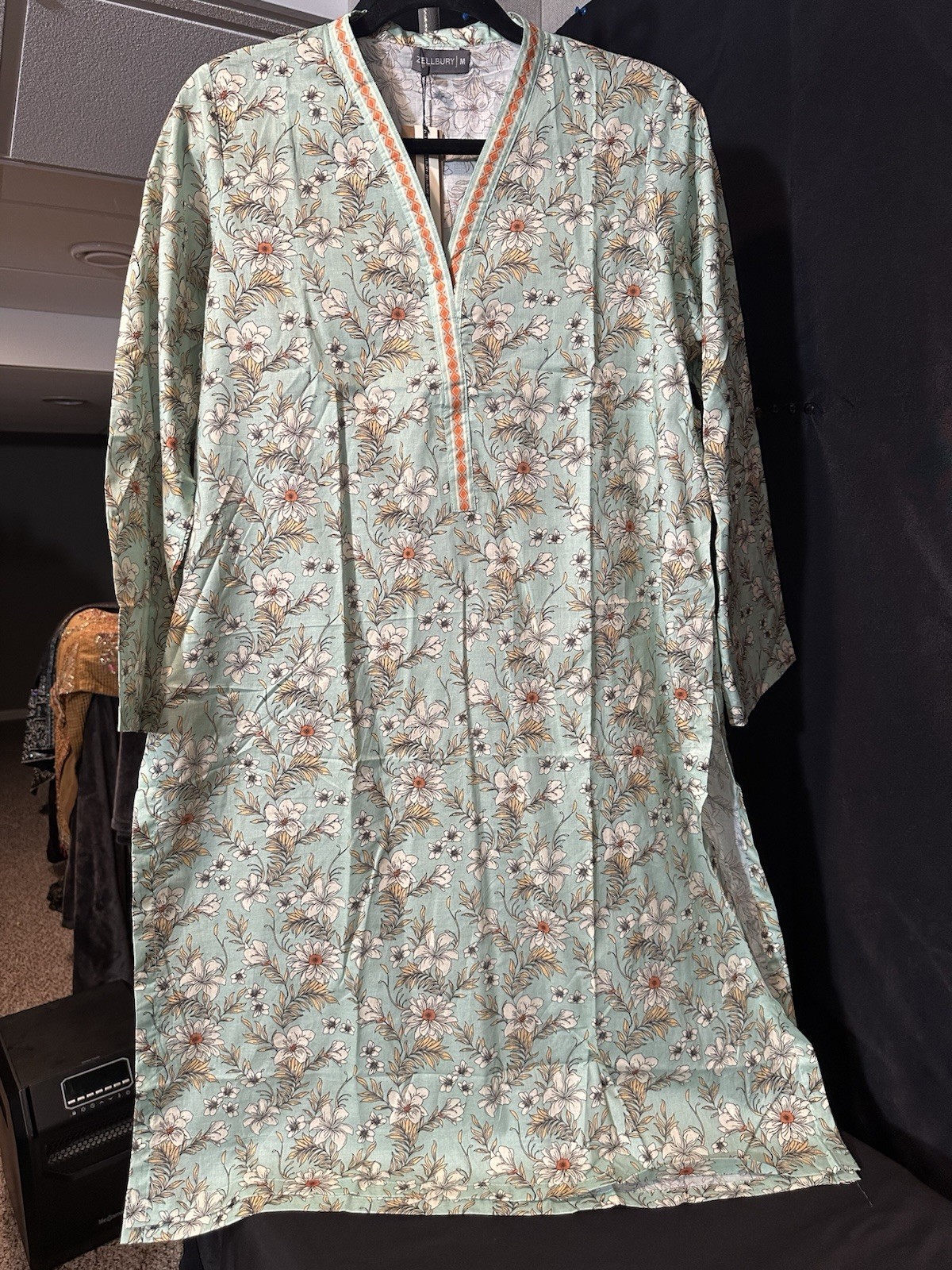 Zellbury Brand Lawn / Cotton Printed Shirt / Kurti – 1 Pc – Medium & Large -$18