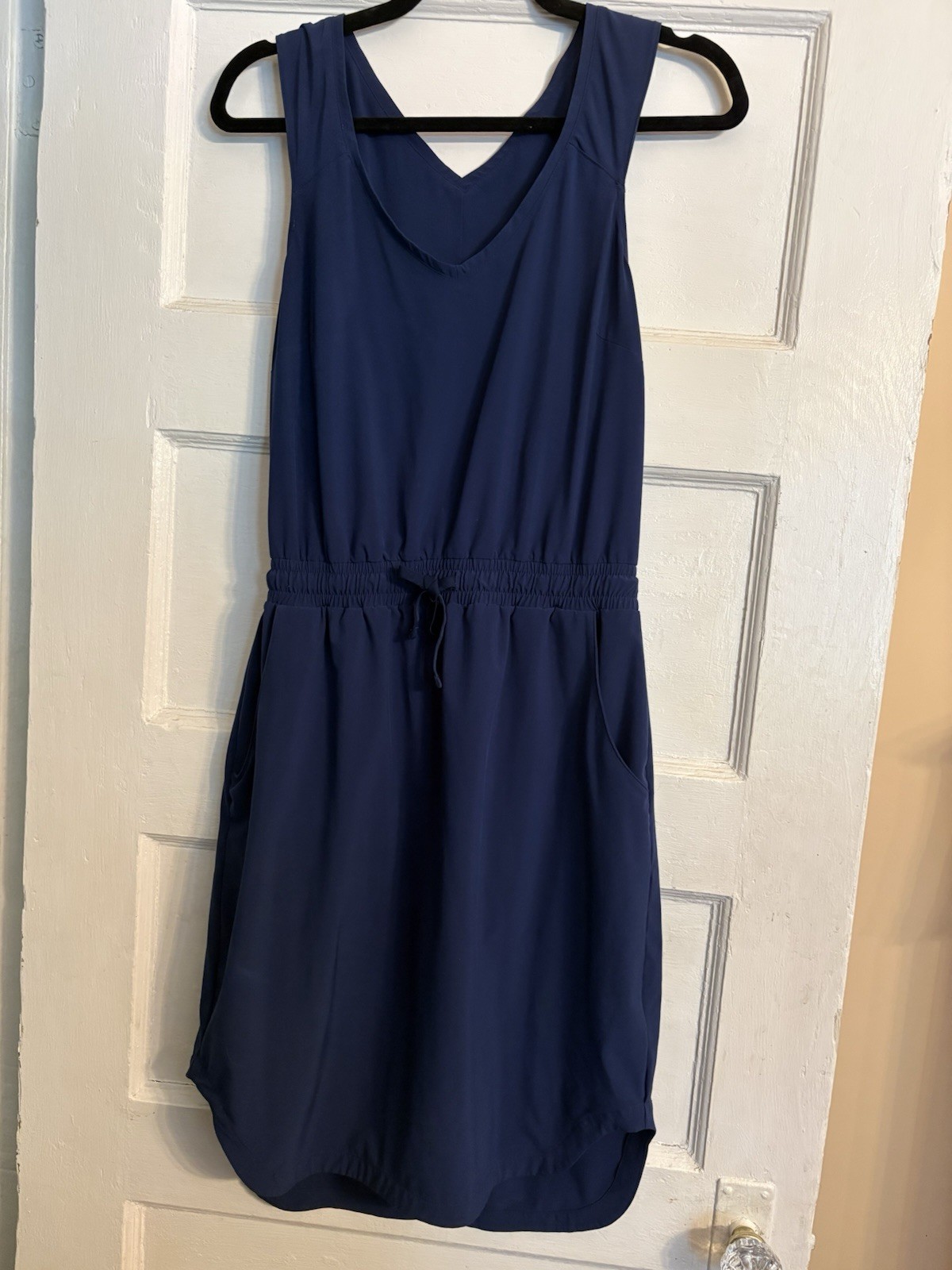 ExOfficio Women’s Travel Dress Navy Blue, Wrinkle-Free, Size Small
