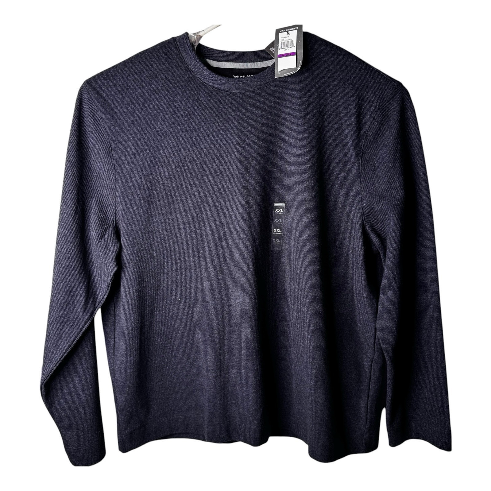 Van Heusen Crew Neck All Season Sweater Size 2XL Regular Fit Soft Touch NWT