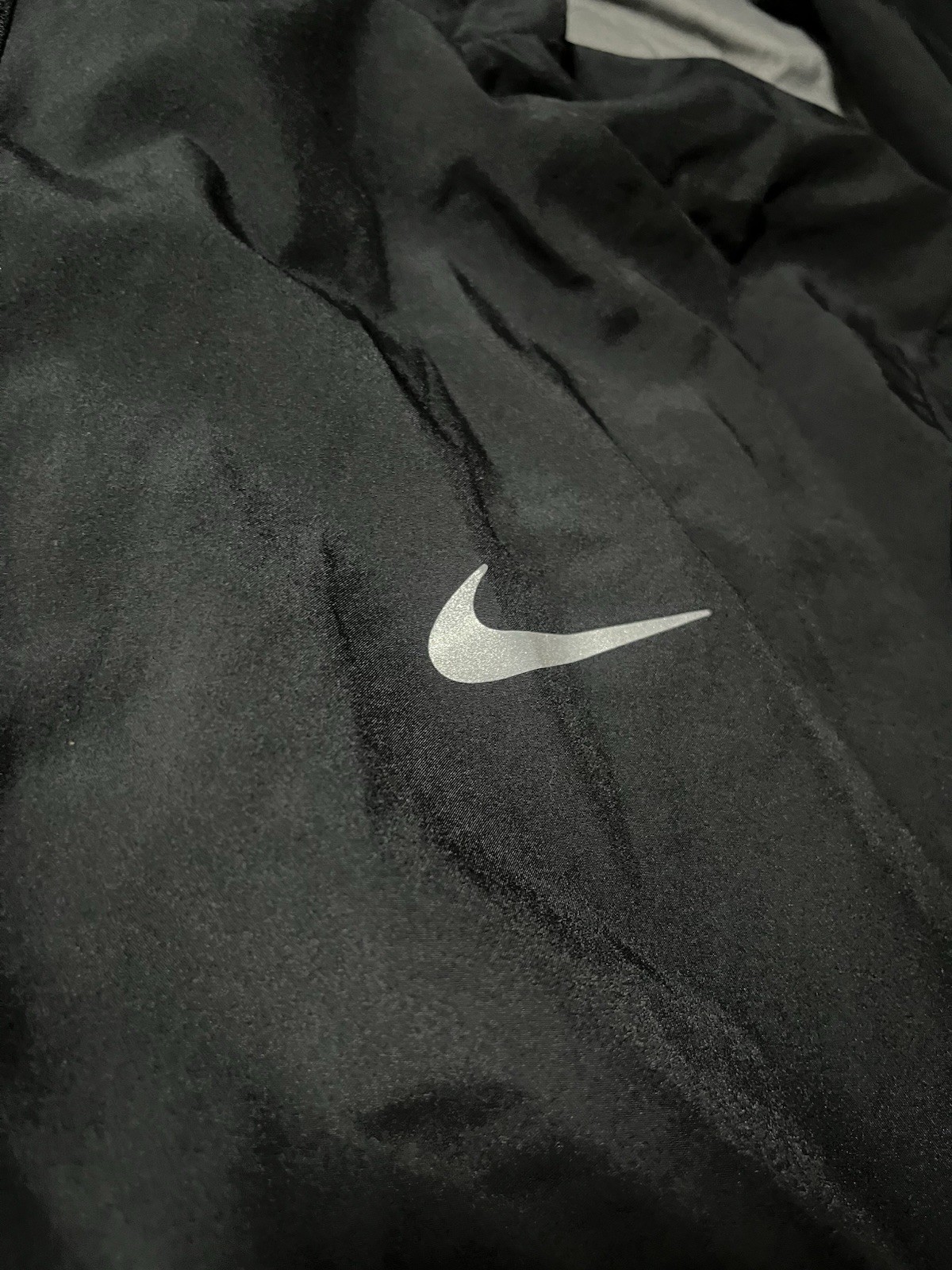 Nike Dri-FIT Men’s Hooded Full Zip Windbreaker Jacket w/ Pockets Black L