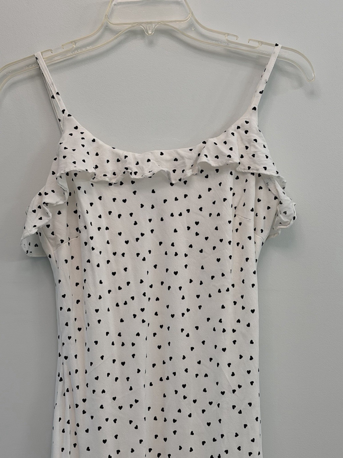 American Eagle Outfitter Maxi Women’s Dress White/Black Polka Dot Size Small