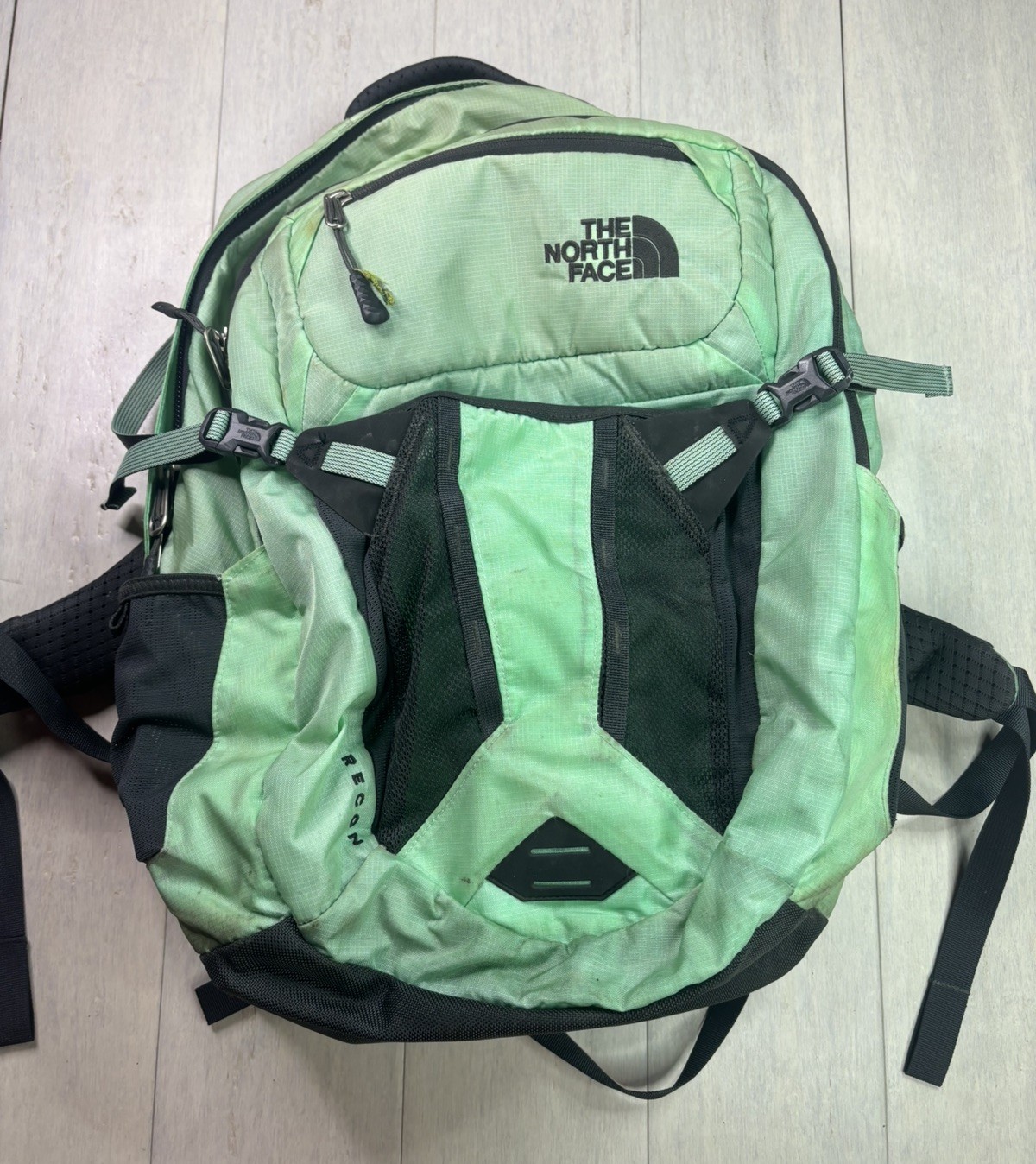 North Face FlexVent Technology Premium Sport Recon Backpack Teal Black
