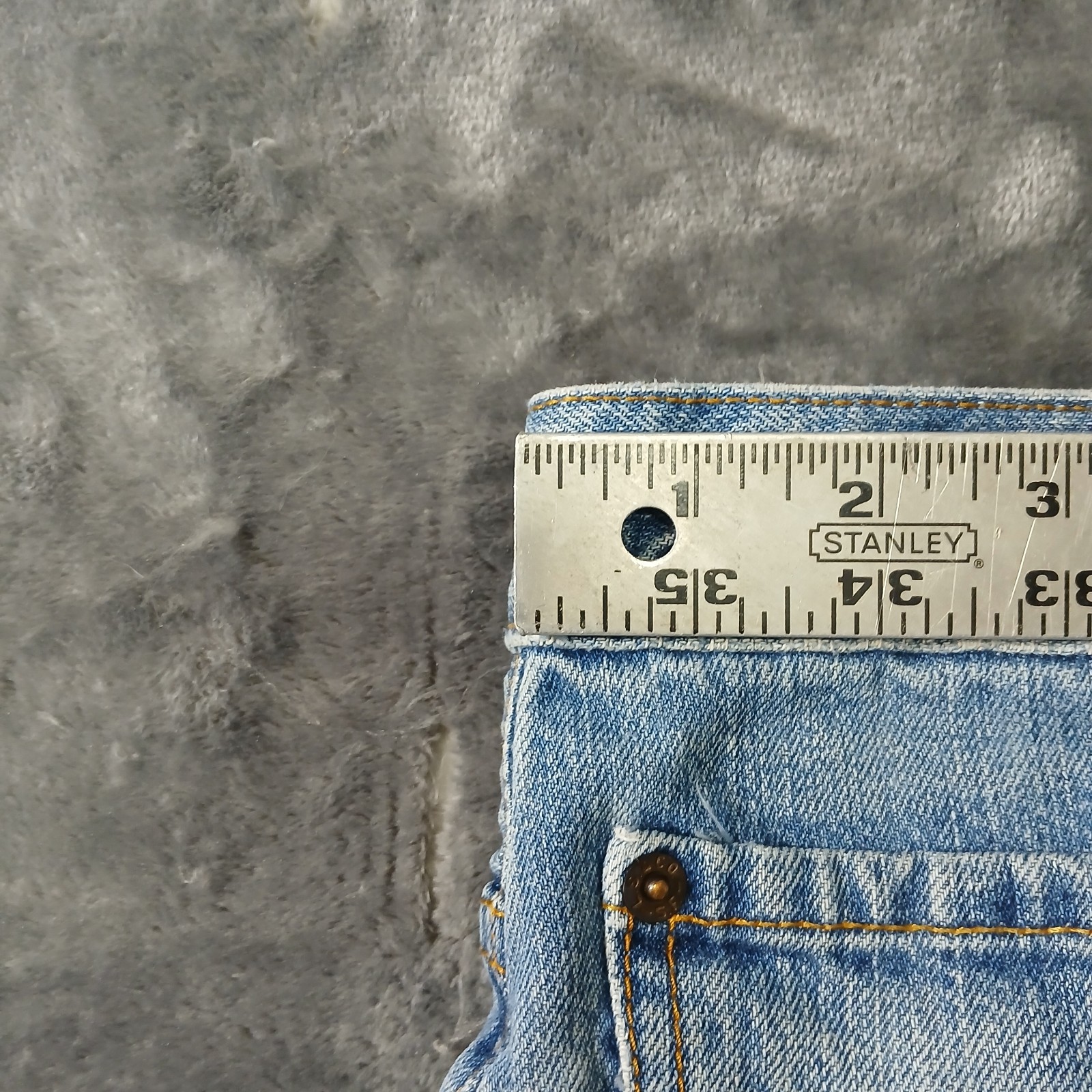 VINTAGE Y2K LEVIS 567 JEANS MENS 38X29 BLUE BOOTCUT LOOSE LIGHT WASH