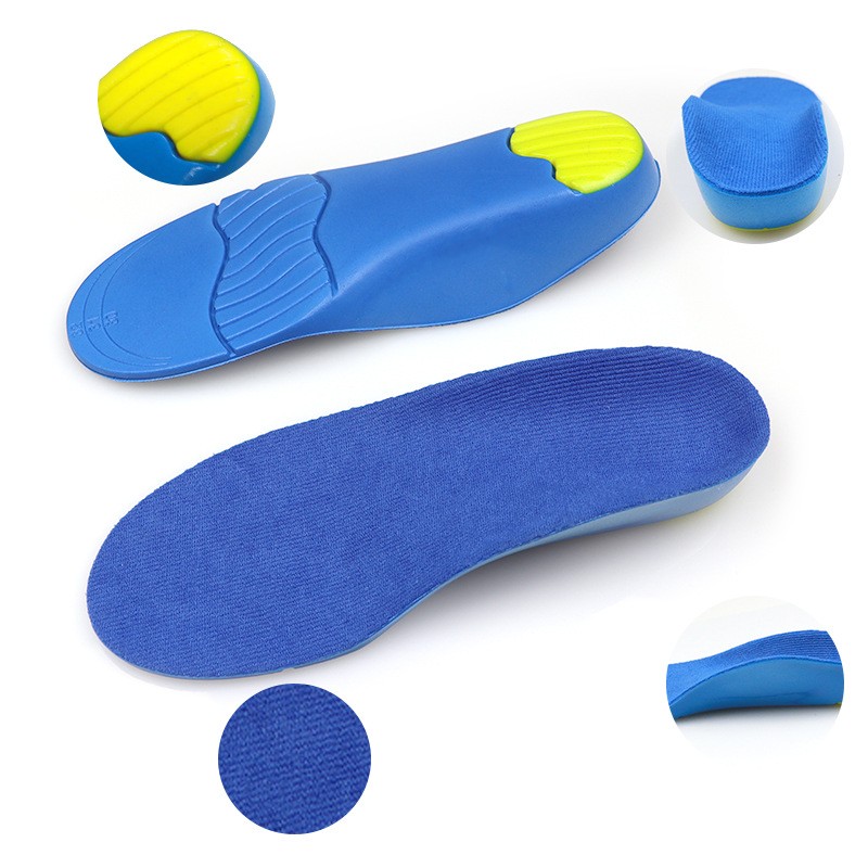 Flat footed high arch support insole