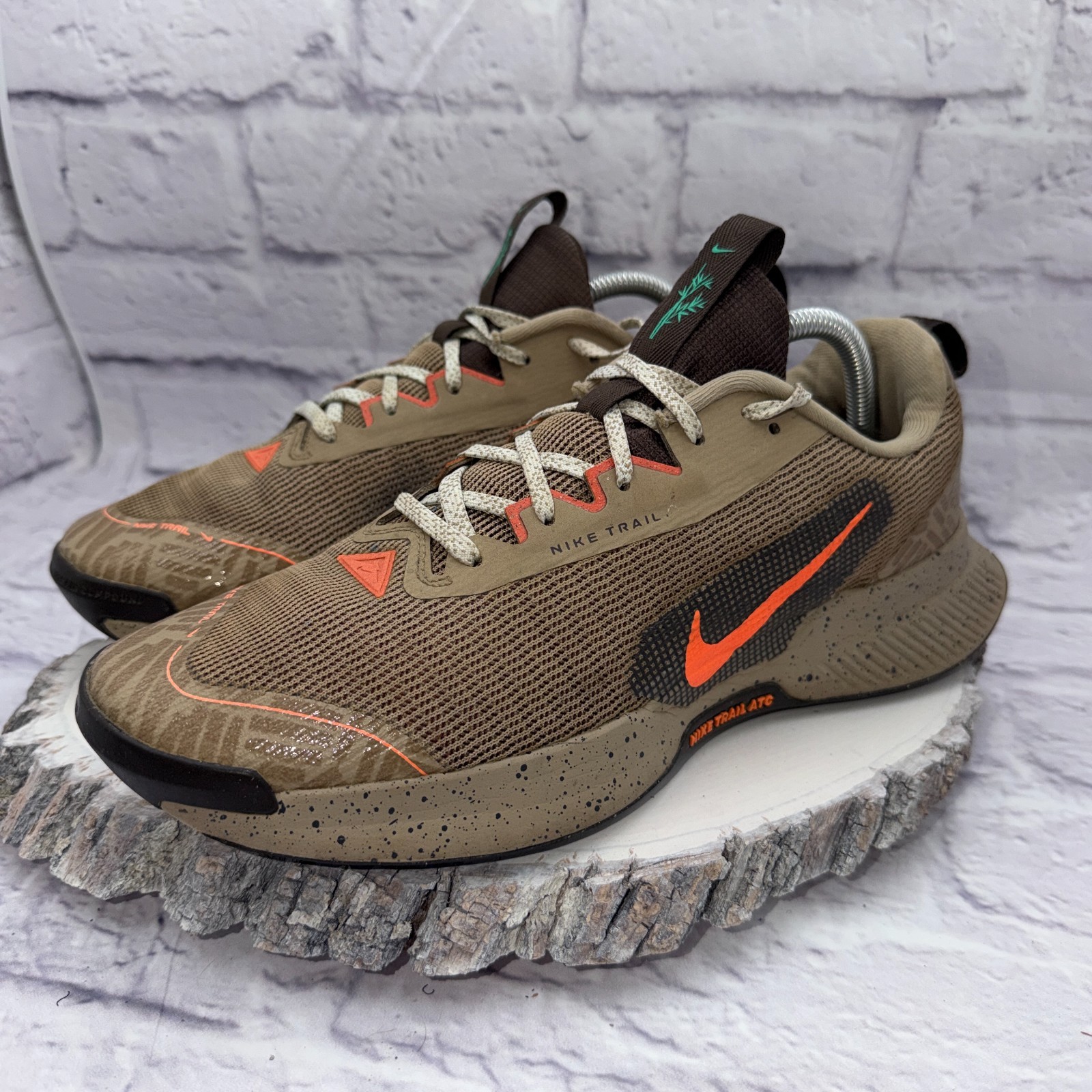 Nike Juniper Trail 3 Khaki Trail Running Shoes FQ0904-200 Men’s Size 9.5